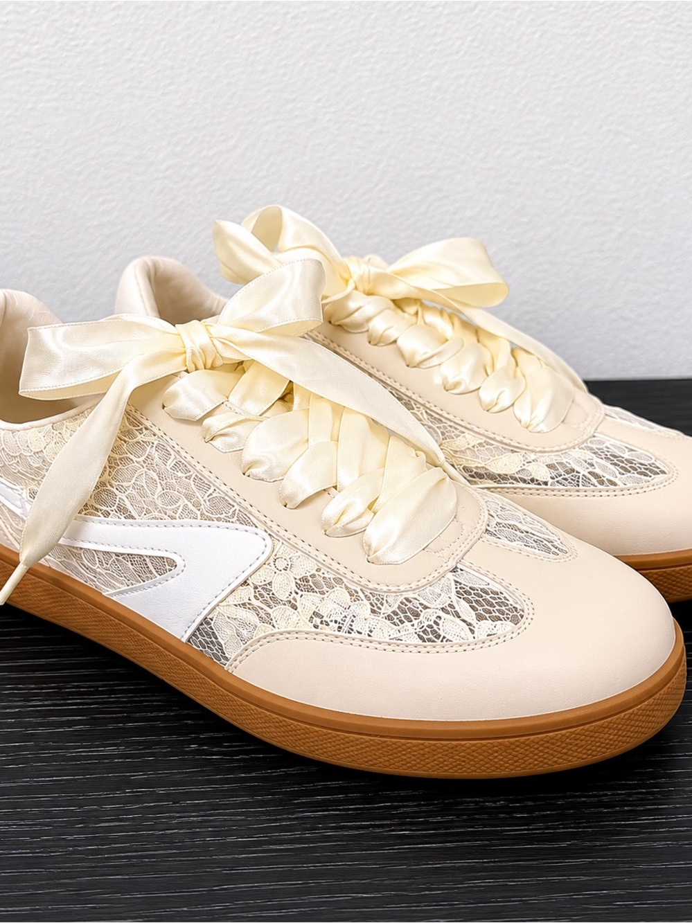 White Dolce Vita Bridal Sneakers